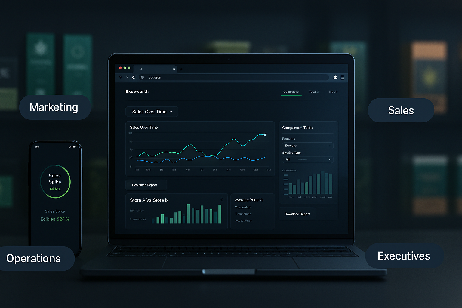 Platform delivery visualization